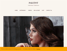 Tablet Screenshot of paletot.com